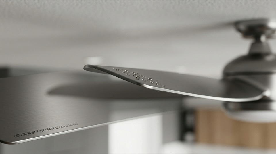 Kitchen ceiling fan blade coating — Ceiling Fan Parts & Accessories