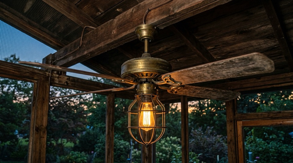 Ceiling fan spinning on porch — Ceiling Fan Troubleshooting