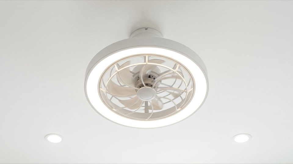 Ceiling fan light fixture mounted — Whole-House & Attic Fans