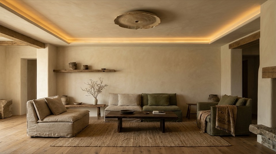 Ceramic disk semi-flush light — Flush & Semi-Flush Ceiling Lights