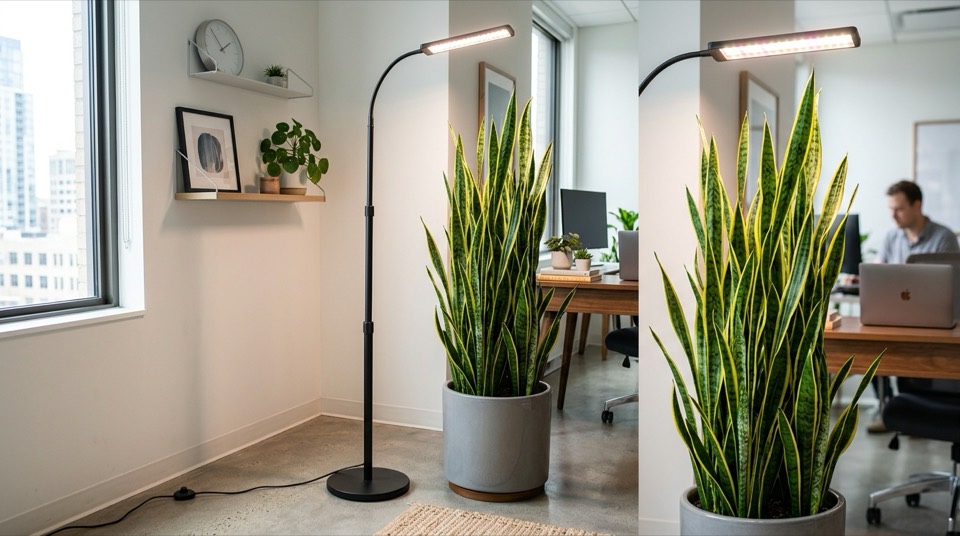 LED grow light nourishing plant — Grow Lights