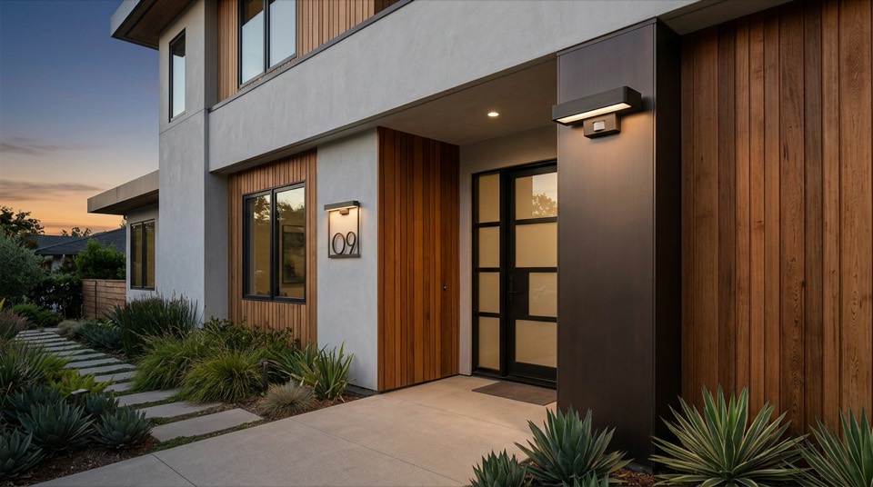 Bronze motion sensor security light — Motion-Sensor & Security Lighting