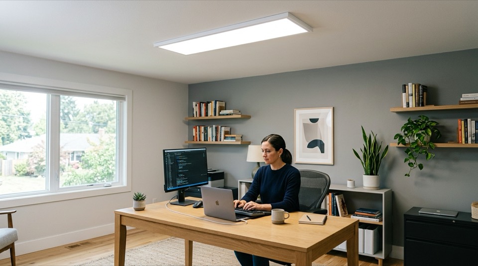 Recessed Lighting & Downlights: LED ceiling light illuminating o… LED ceiling light illuminating o… — Recessed Lighting & Downlights