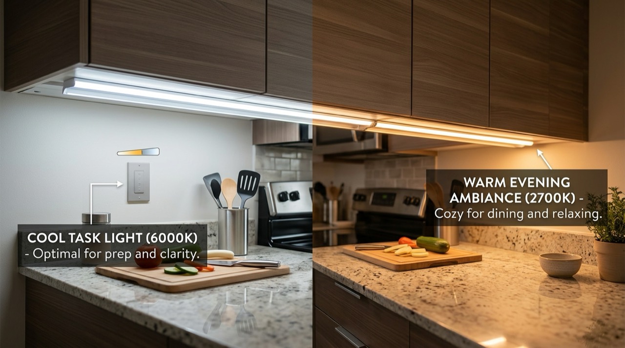 LED strip changing color tempera… — Smart Lighting