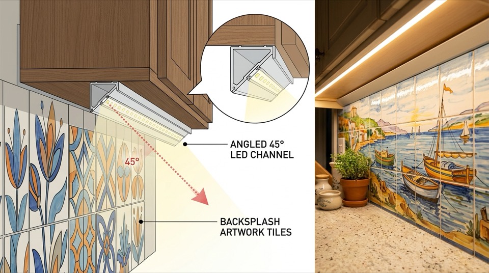 Installing under-cabinet LED cha… — Under-Cabinet Lighting